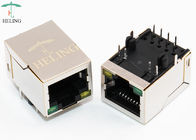 THT Soldering Right Angle RJ45 8 Pin Connector Tab Down For PC Mainboard